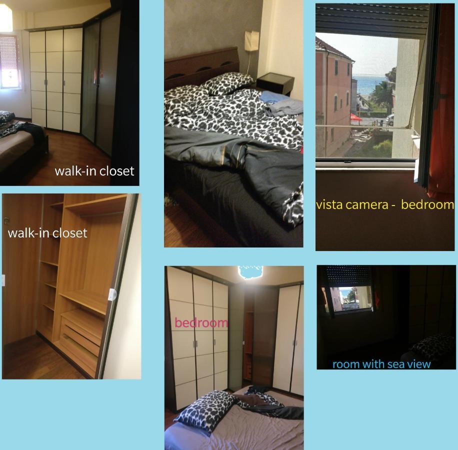 House Of Fly With Sea View, Front The Beach Savona Bagian luar foto
